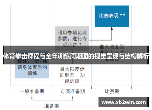 体育拳击课程与全年训练周期图的视觉呈现与结构解析